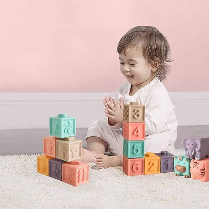 SmartBloc™ - Cubes éducatifs pour bébé de 6 mois et + - Chez Nuage Magique