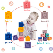 Charger l&#39;image dans la galerie, SmartBloc™ - Cubes éducatifs pour bébé de 6 mois et + - Chez Nuage Magique
