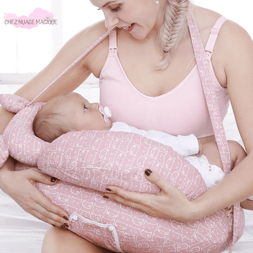 EasyB - Coussin d'allaitement et soutien pour bébé (Tire-lait offert) - Chez Nuage Magique